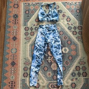 Beach riot sport set tiedye ribbed